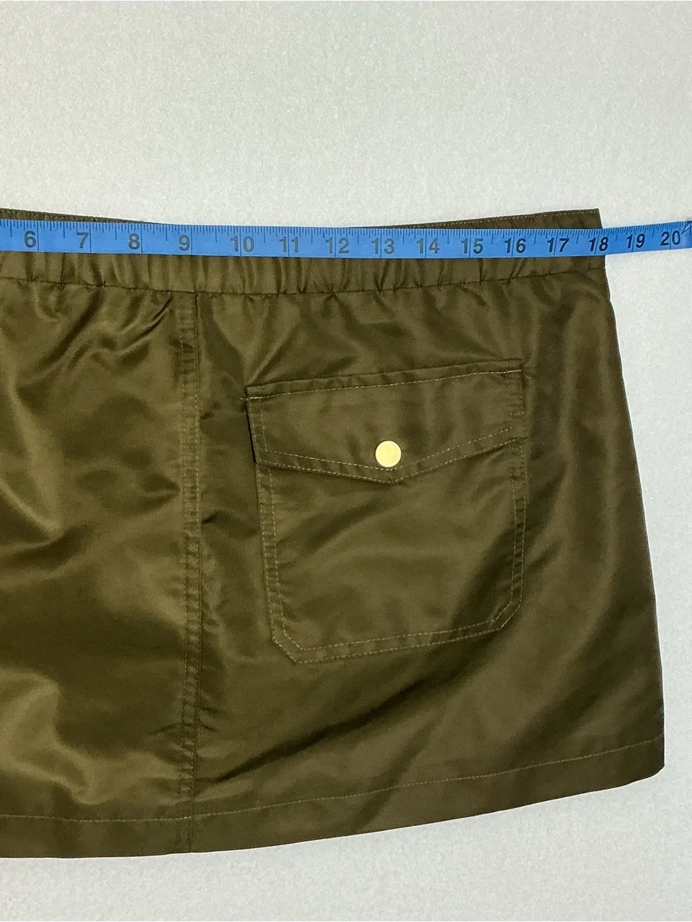 Hudson Jeans Olive Green Mini Skirt